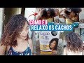 COMO EU RELAXO O MEU CABELO EM CASA | CALCIO & OIL - Salon Line