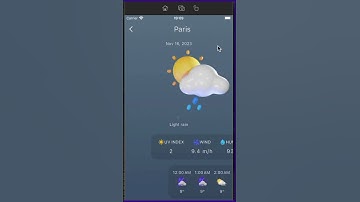 Flutter Demo Weather App #shorts #flutter #dart #coding