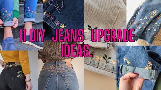 11 old Jeans upgrade diy ideas