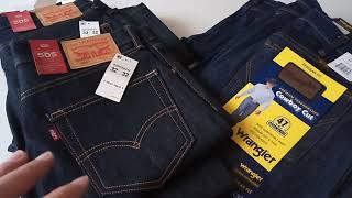 Джинсы Levi's 5050217 и Wrangler 47mwz - 