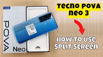 Tecno Pova neo 3 How to Use Split Screen