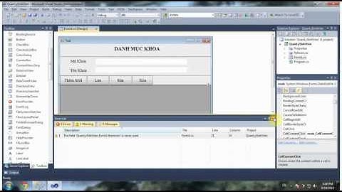 Lập Trình C# với Với ADO.NET Thêm-Lưu-Sửa-Xóa [Bài 1]