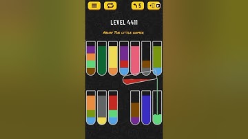 Water sort puzzle level 4411