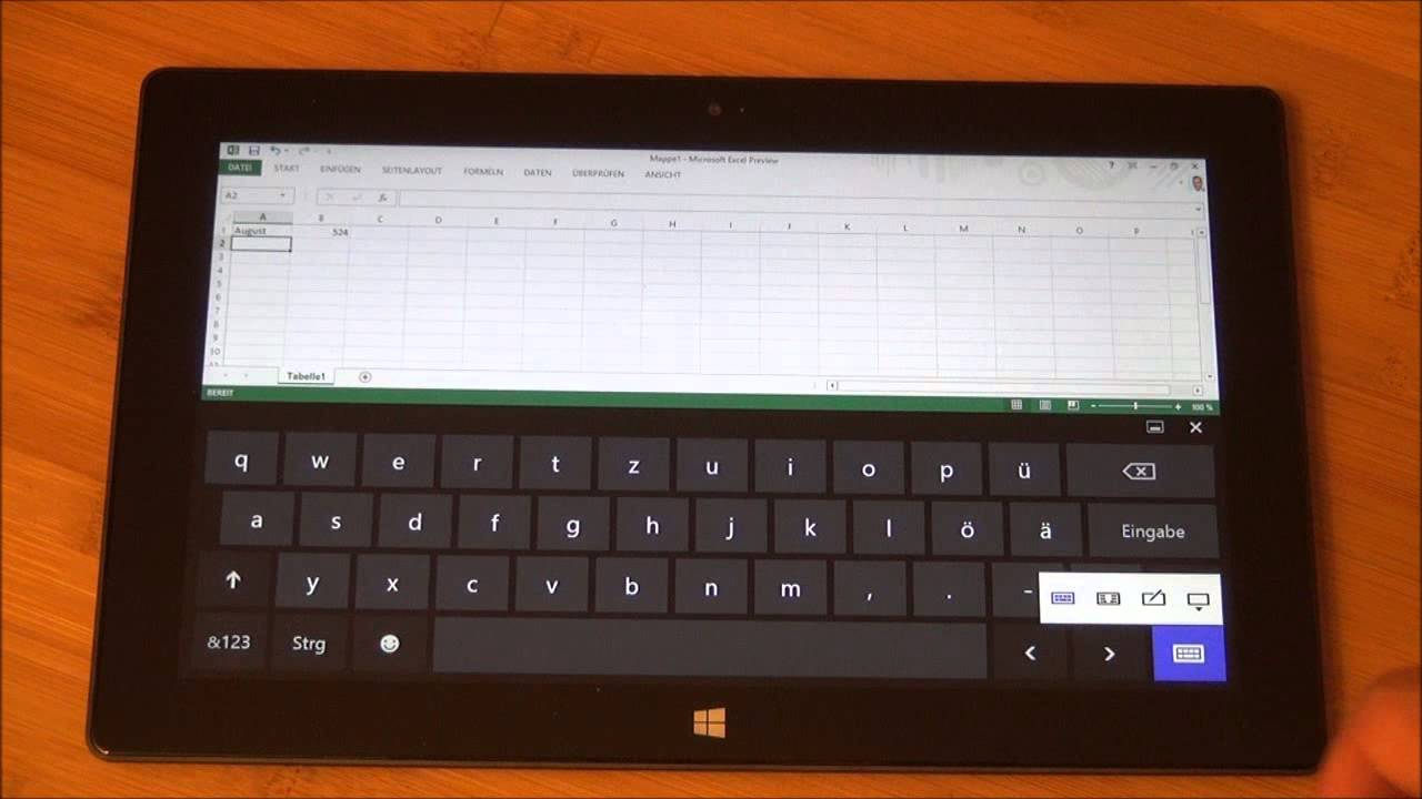 Microsoft Surface mit Windows RT im Schnelltest der NT-AG ...