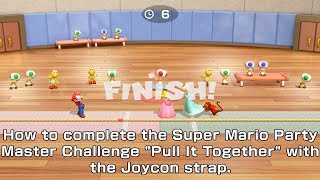 Super Mario Party: Joycon button Mashing: Master Challenge Help: Pull It Together screenshot 5