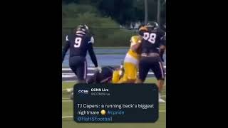 TJ Capers is a Running Backs Biggest Nightmare