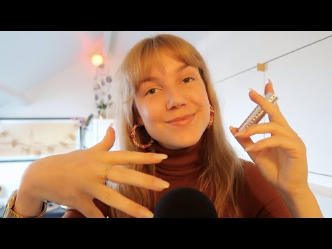 ASMR *tingly* TAPPING & SCRATCHING w/ long nails