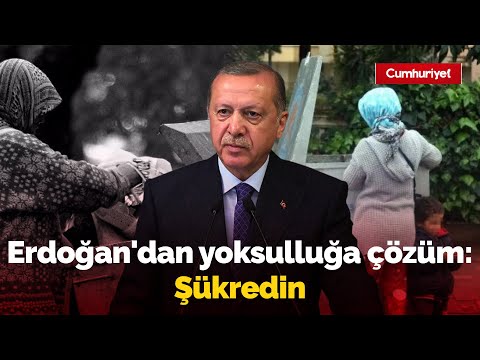 Erdoğan yurttaşlara sitem etti, 'şükredin' dedi: İşte yurdun dört bir yanından yoksulluk kareleri