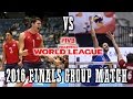 USA vs Italy World League Finals Group 1   FULL MATCH ALL BREAKS REMOVED
