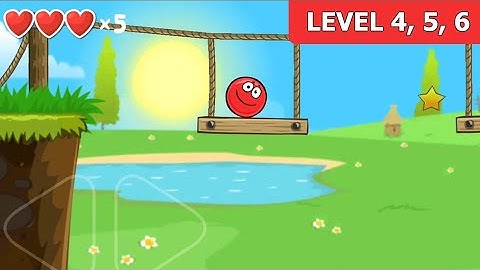 Red Ball 4 Gameplay Walkthrough | Part 2: Level 4,5,6🔥(Android, iOS)