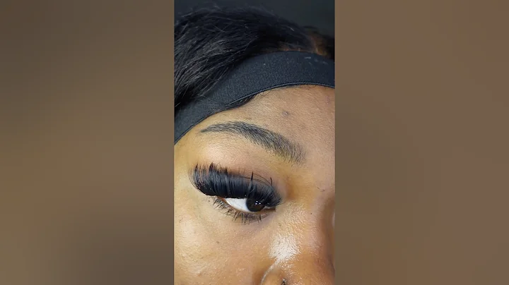 Trying Amazon Fluffy Cluster Lashes ft Kmilro Fluffy Lash Clusters #lashadhesive #lashclusters