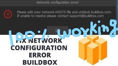 Fix the host file error in buildbox