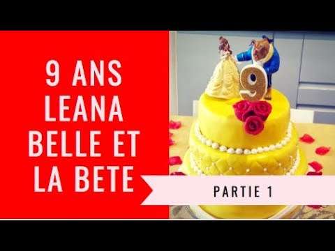 9 Ans Leana Theme Belle Et La Bete Youtube