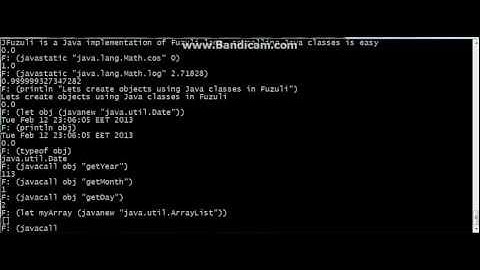 Read-Eval-Print-Loop of JFuzuli