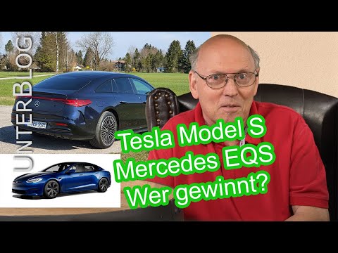 Vergleich Mercedes EQS 450+ mit Tesla Model S Long Range 2022