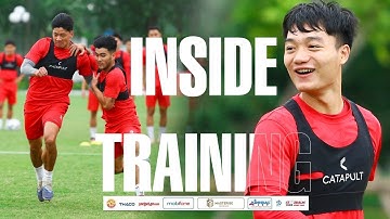 INSIDE TRAINING: HĂNG SAY TẬP LUYỆN HƯỚNG TỚI TRẬN GẶP NINH BÌNH