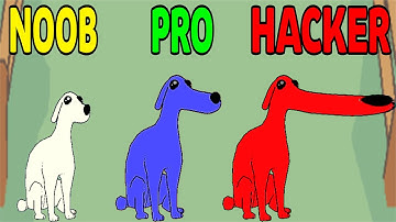 Long Nose Dog - NOOB VS PRO VS HACKER