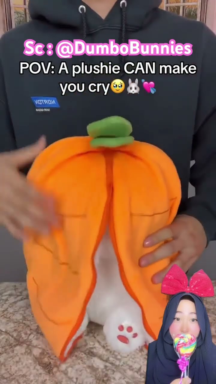 BONEKA WORTEL ISI KELINCI CUTE BANGET ⁉️? @DumboBunnies #shorts #funny #dubbing