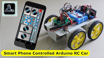 Smartphone(Android) controlled Arduino 4WD RC Robot Car (Bluetooth)