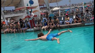 Belly Flop Contest Royal Caribbean