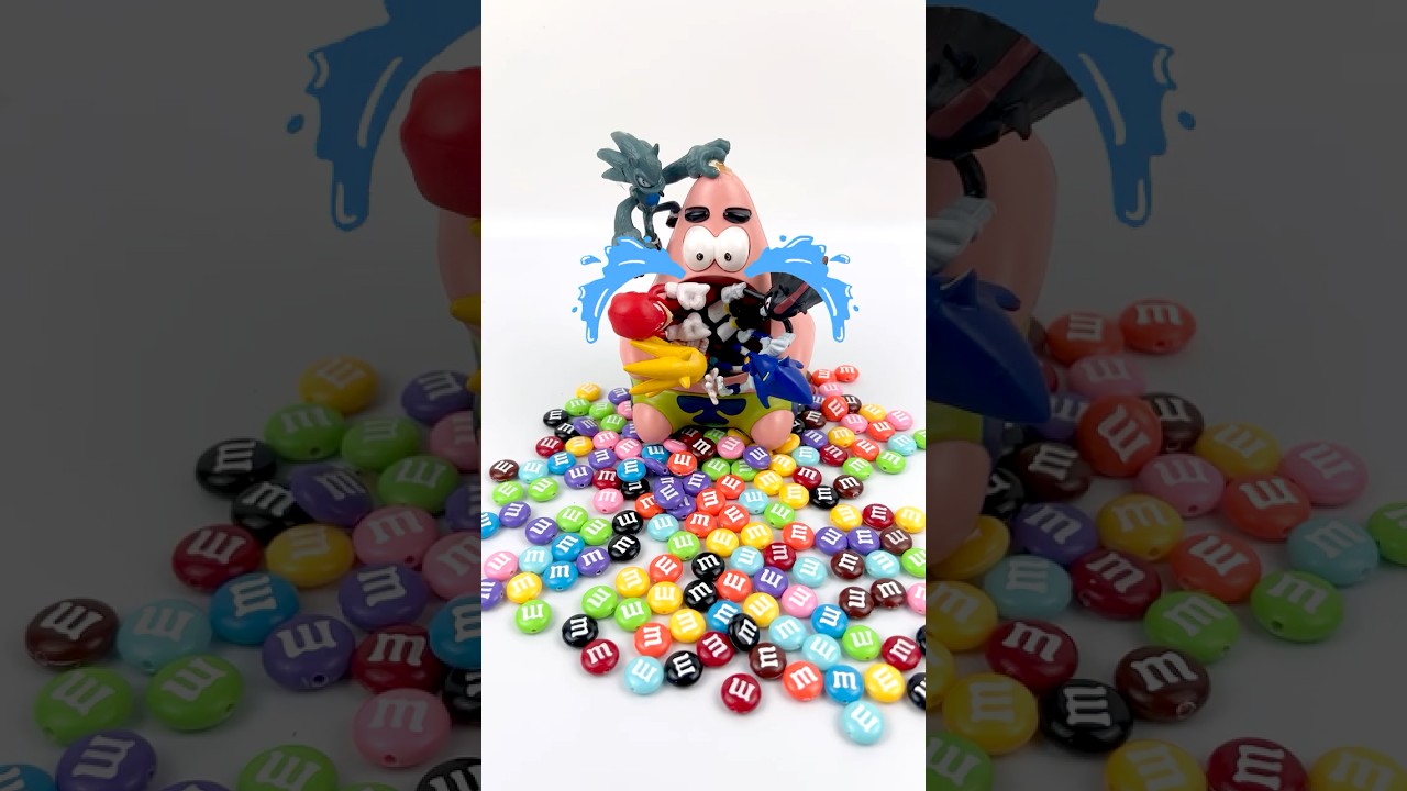 Satisfying Unboxing with team Sonic and Patrick star Cute Toys ASMR Video #mario #toys