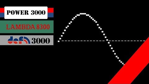 Lambda 8300 - Math program III (perfect sine curve)