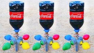 Coca Cola and Mentos vs Balloons