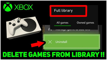Xbox Series X/S How to DELETE Games from Library!