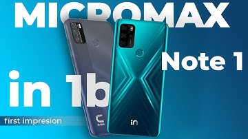 Micromax In Note 1 & In 1B First Impressions - Killer Phones #MicromaxisBack