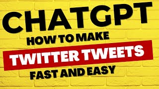 ChatGPT: How To Create A Twitter Tweet Content Planner