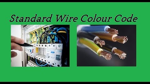 Wiring Color Code | Basics of Home Wiring tutorial Part-1