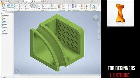 Autodesk Inventor - Part Design Tutorial for Beginners 04