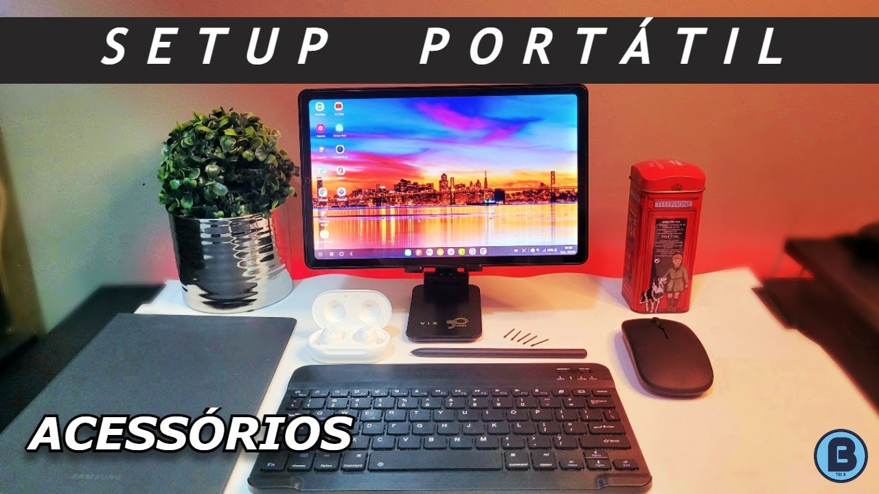 ACESSORIOS PARA TABLET | MEU SETUP PORTÁTIL E MÓVEL - TABLETE S6 LITE