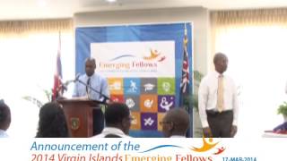 2014 Recipients of the Virgin Islands Emerging Fellow Award