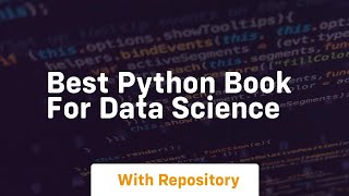best python book for data science