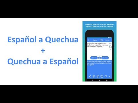Quechua spagnolo Traduttore
