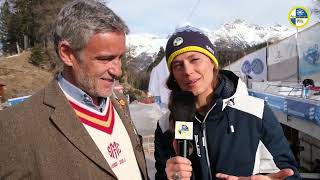 FIL Studio - Kate meets Fritz Burkard President St Moritz Bobsleigh Club