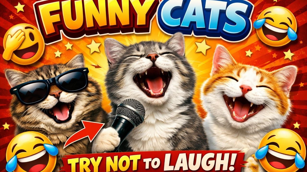 Funny Cats Try Not To Laugh Challenge 😂 | Cute & Funny Cat Moments 2026 ...