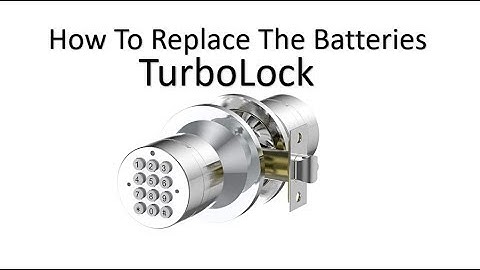 How To Replace The Batteries In Your Digital TurboLock YL-99