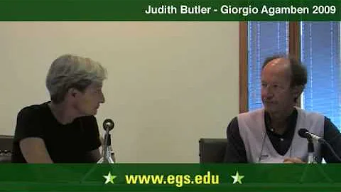 Judith Butler and Giorgio Agamben. Eichmann, Law a...