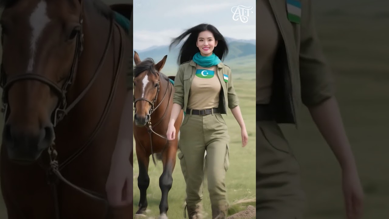 Stunning Female Soldier Travel with Horse ep05 