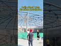 Dome steel truss structure installation  dome structure steel trusses roof trusses