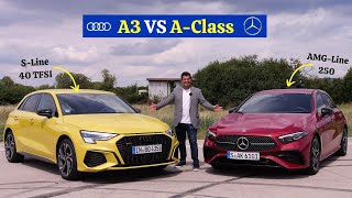 Audi A3 S-Line 40 TFSI vs Mercedes A Class AMG Line 250 - The Best Premium Hatchbacks in the Market?