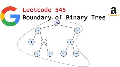 Leetcode 545 Boundary of Binary Tree  - Google, Amazon Interview Question   Java Solution