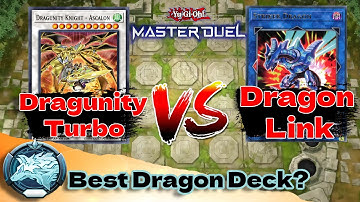 Dragunity Turbo Synchro Deck VS Dragon link; BEST SYNCHRO DECK FOR DRAGONS? Yugioh Master Duel