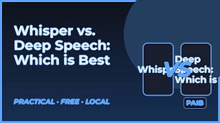 Whisper vs. Deep Speech: Which is Best for Local Voice Transcription