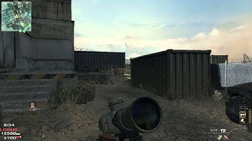 MSR Sniping Streak on Dome (Modern Warfare 3)