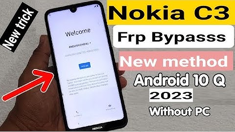 Nokia c3 frp bypass android 10 | Nokia c3 Ta-1239 Google Account remove 2023 | Nokia c3 frp unlock