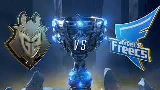 G2 Vs Afs Worlds Group Stage Day 6 G2 Esports Vs Afreeca Freecs 2018