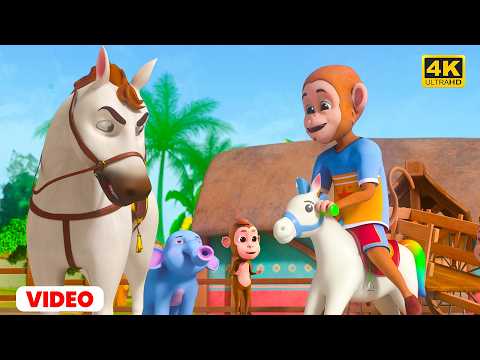 Lakdi Ki Kathi - Wooden Horse, Horse on a Saddle | 18 Minutes Hindi Nursery Rhymes | Taj Kids Rhymes
